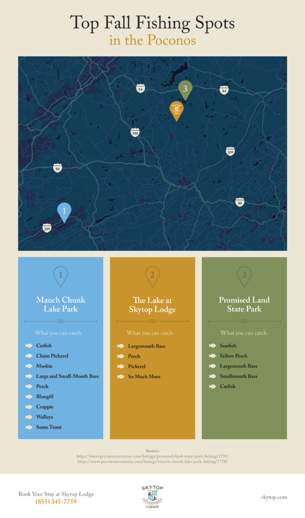 Top Fall Fishing Spots in the Poconos Skytop Lodge